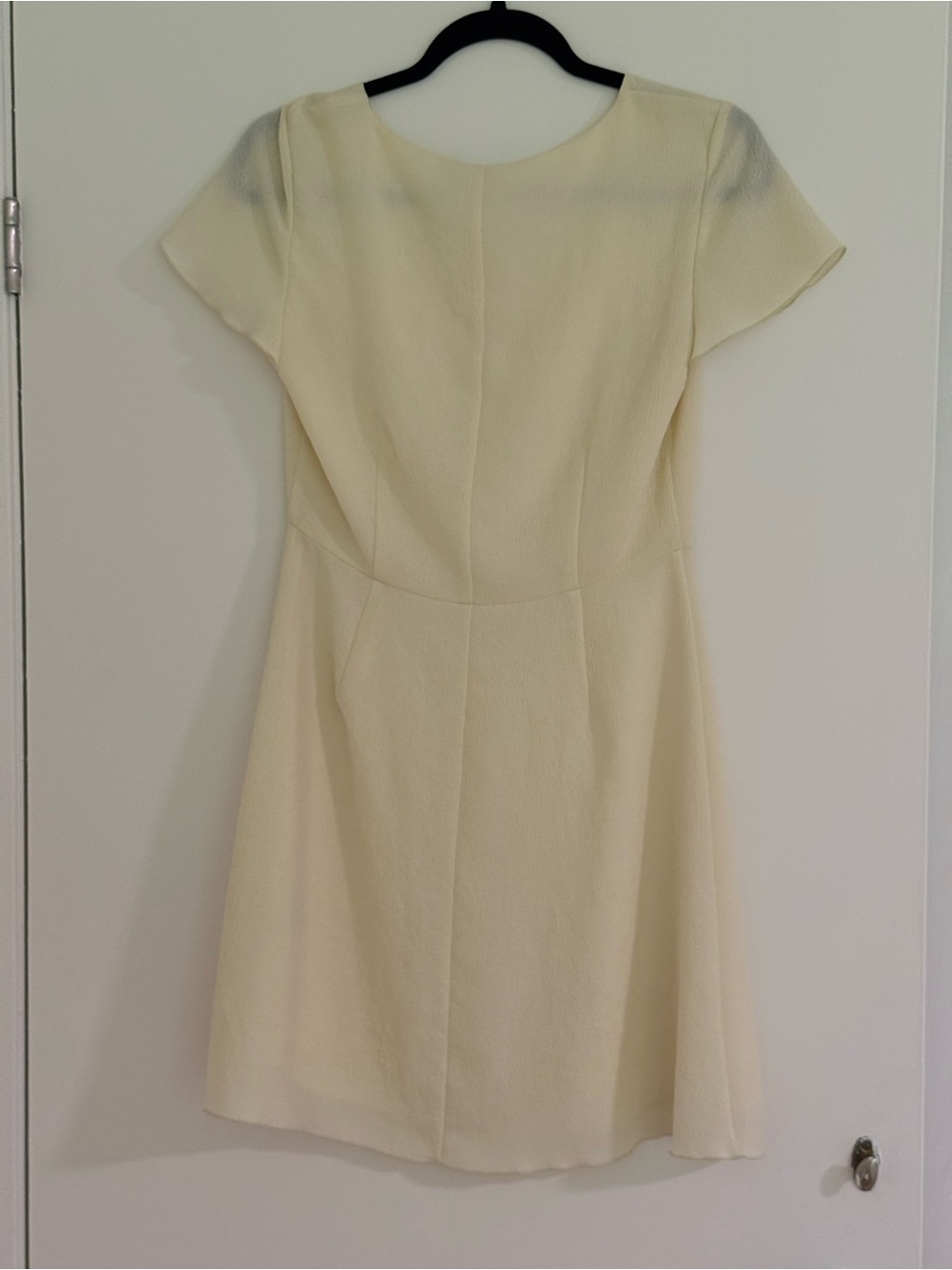 Wilfred Crepe Button-Front Mini Dress - Picture 3 of 4